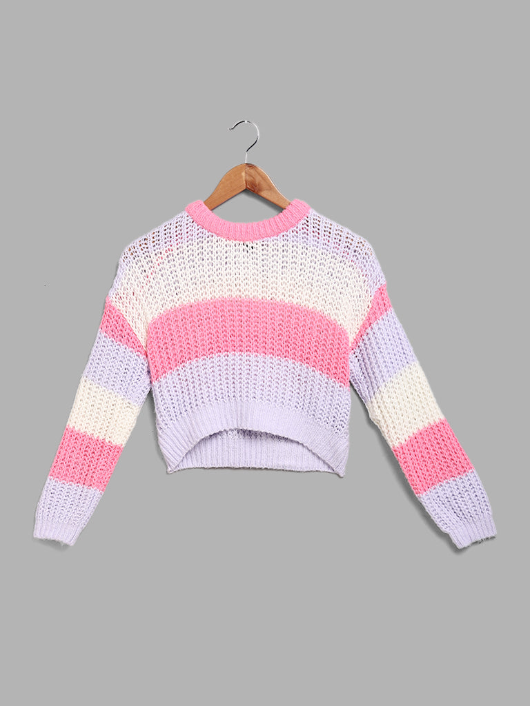 Stripe Monogram Sweater – BuBi Children