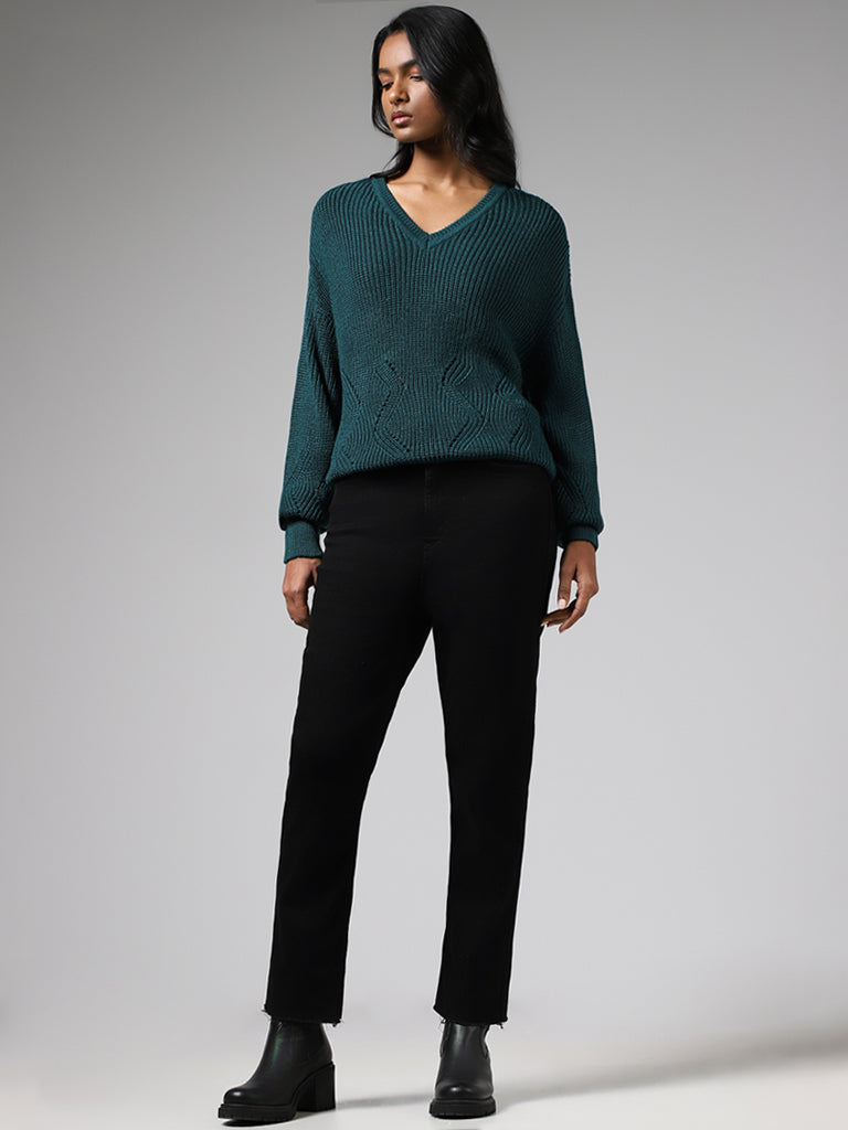 Teal Knit Sweater