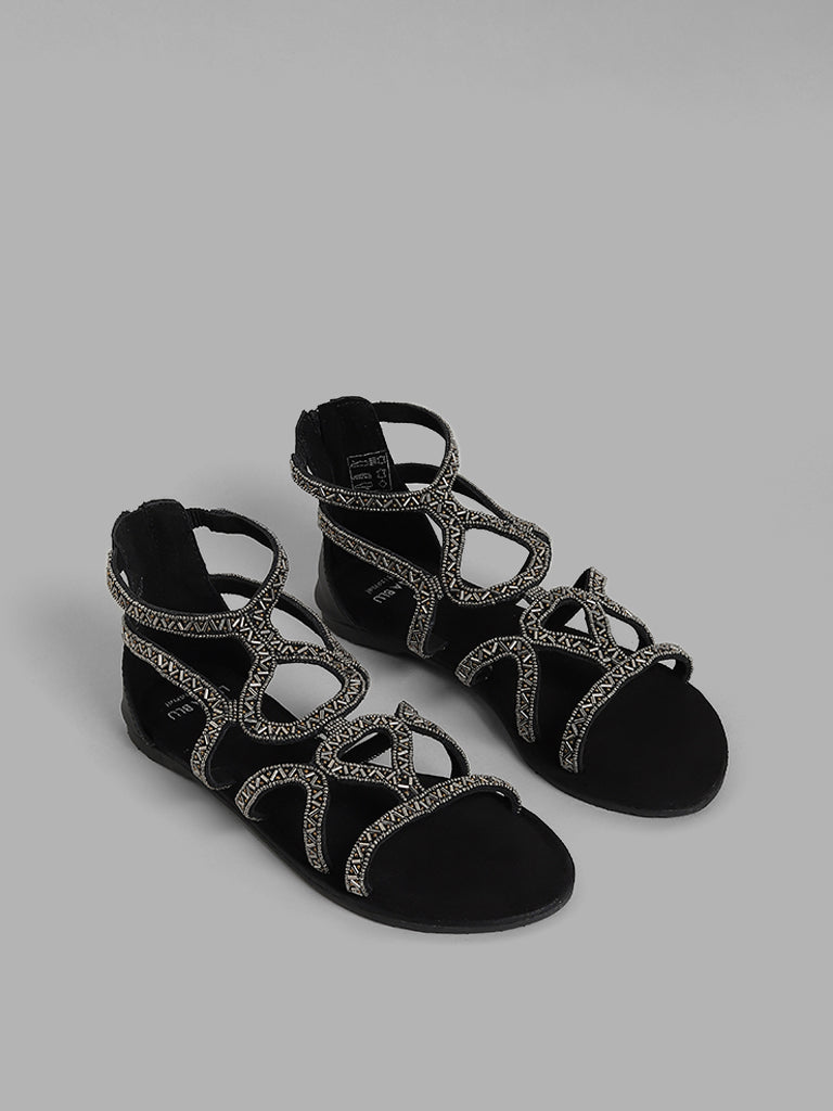 Embellished gladiator online sandals