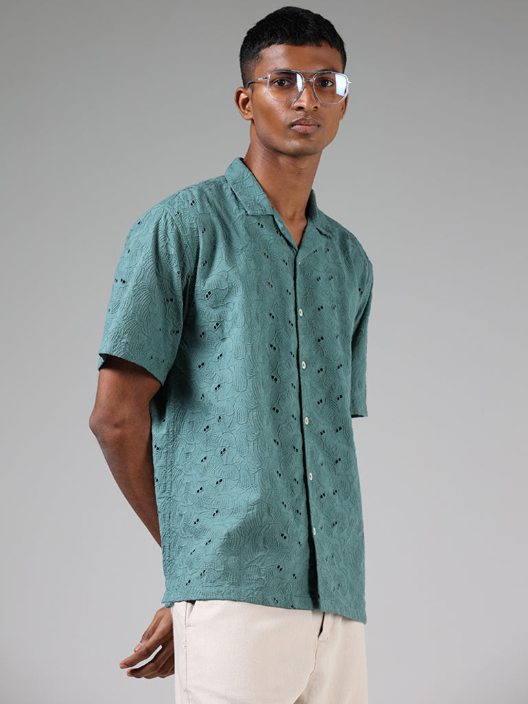 Deep teal outlet shirt