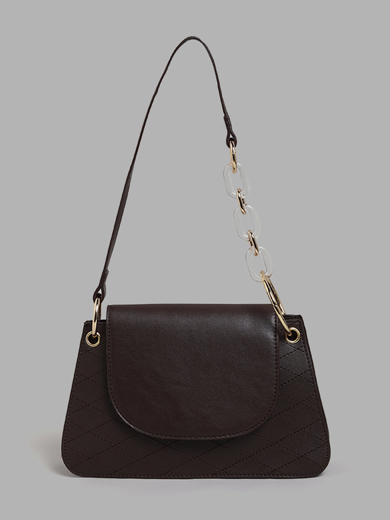 Plain shoulder shop bag