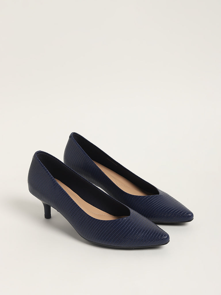 Buy navy outlet heels