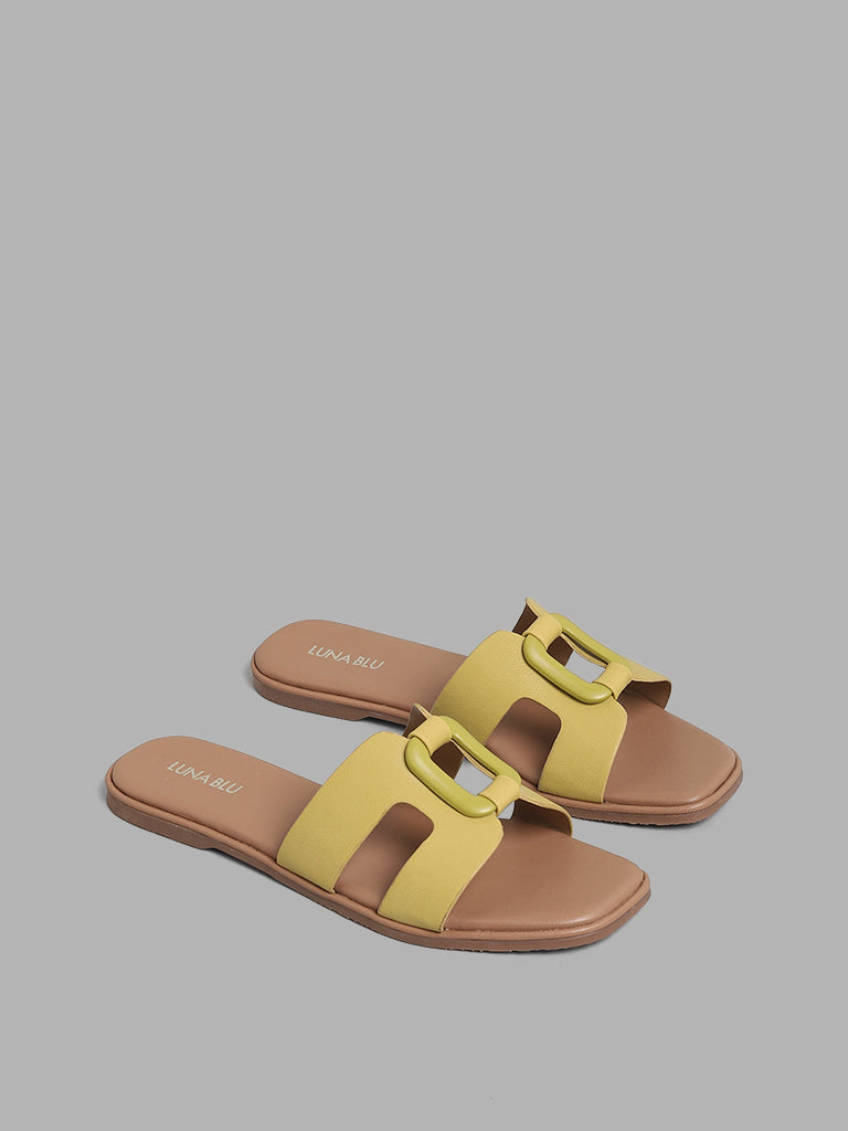 Mustard slippers online