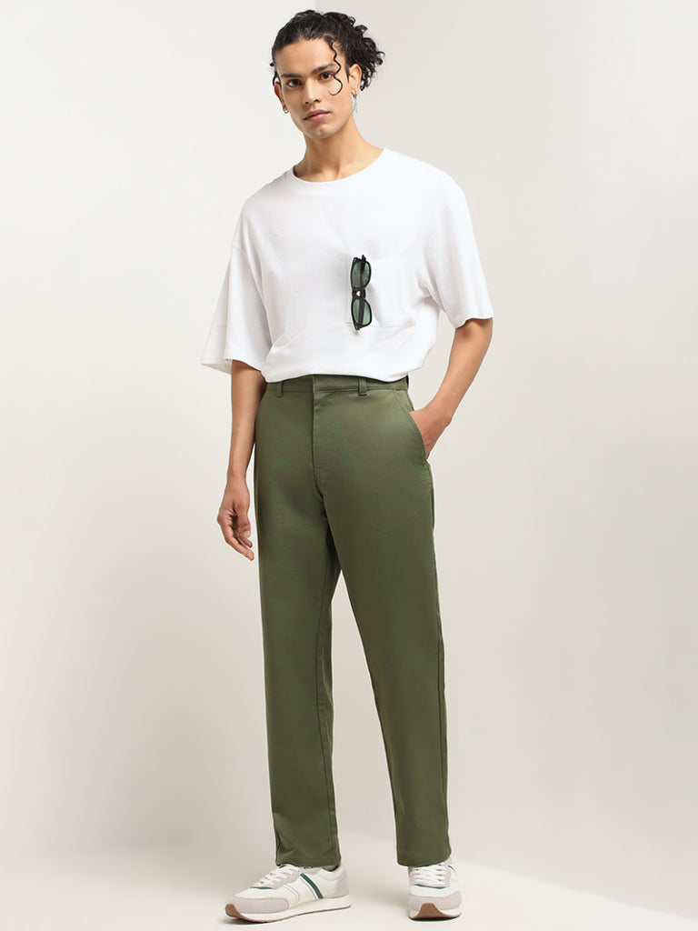 Buy Green Trousers Online in India at Best Price - Westside