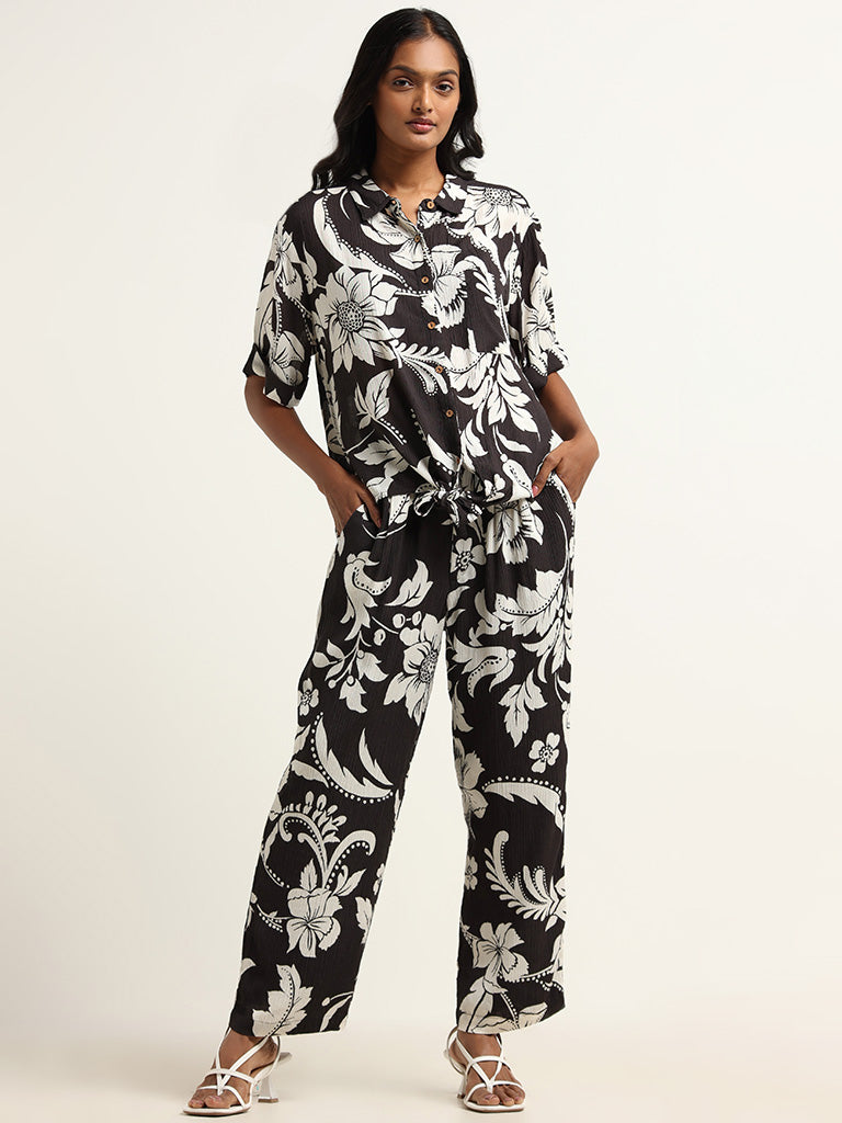 Buy Black Pyjamas Online in India at Best Price - Westside
