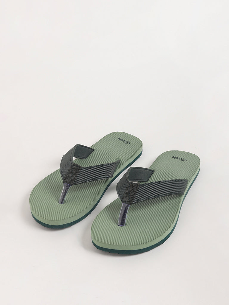 Womens army discount green flip flops