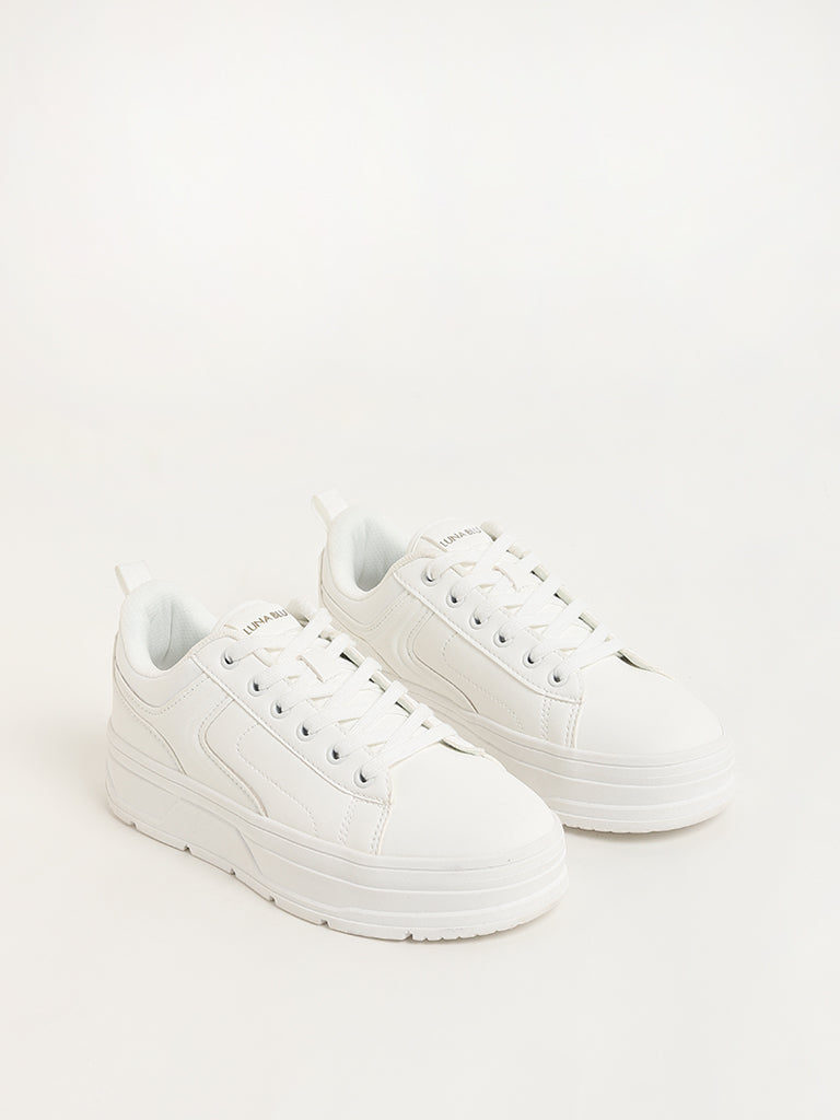 Luna blu cheap white shoes