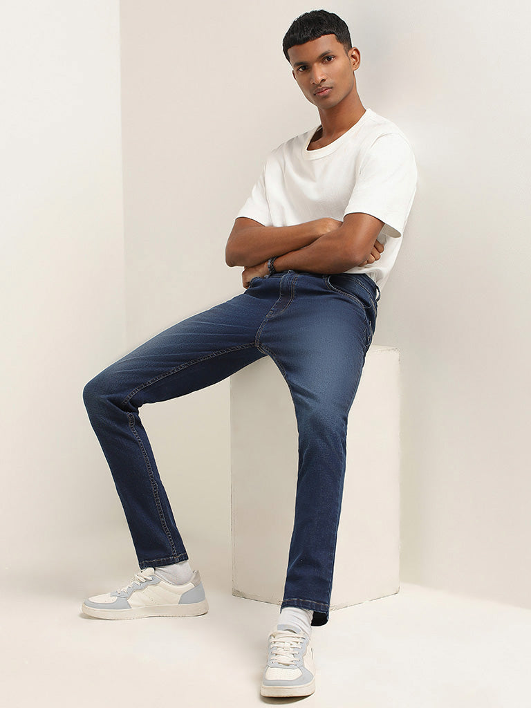 Buy Nuon Blue Skinny - Fit Mid - Rise Jeans from Westside