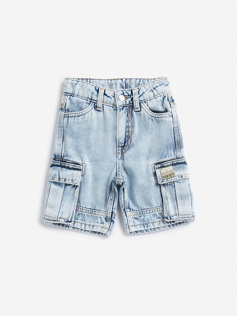 Cargo jeans shorts fashion