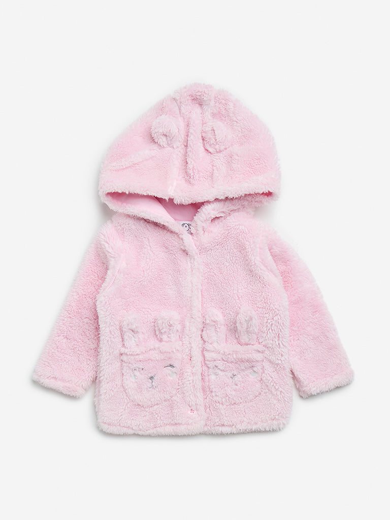 Faux fur hooded cardigan best sale