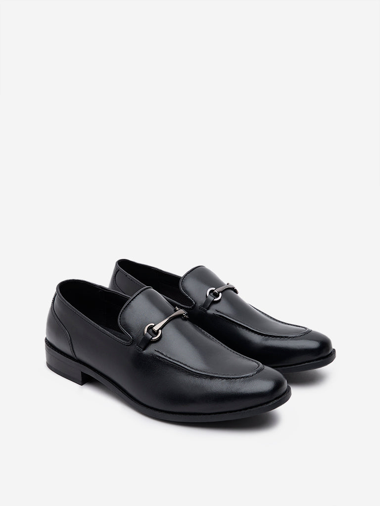 Buy SOLEPLAY Black Slip On Formal Shoes from Westside