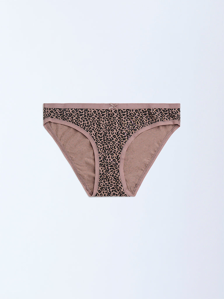 Wunderlove 3-Pack Cotton-Blend Bikini Briefs