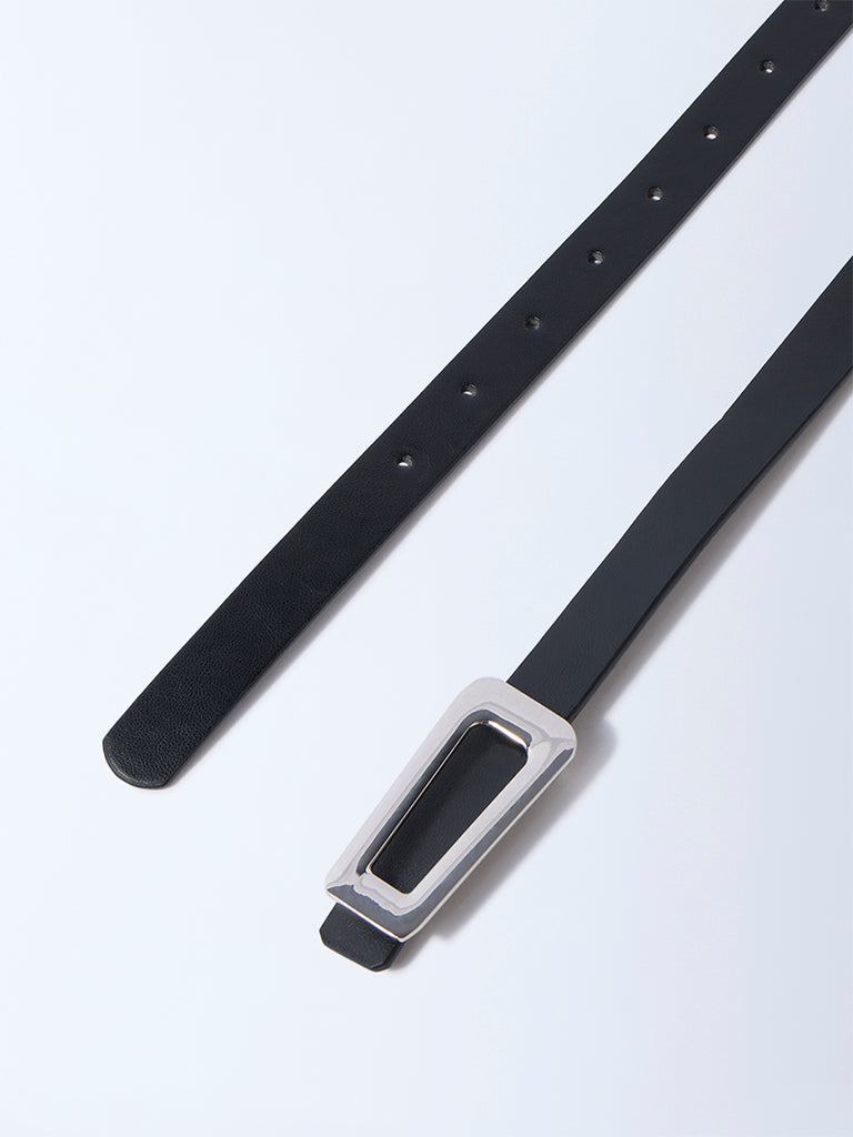 Westside Accessories Black Triangle Buckle Belt