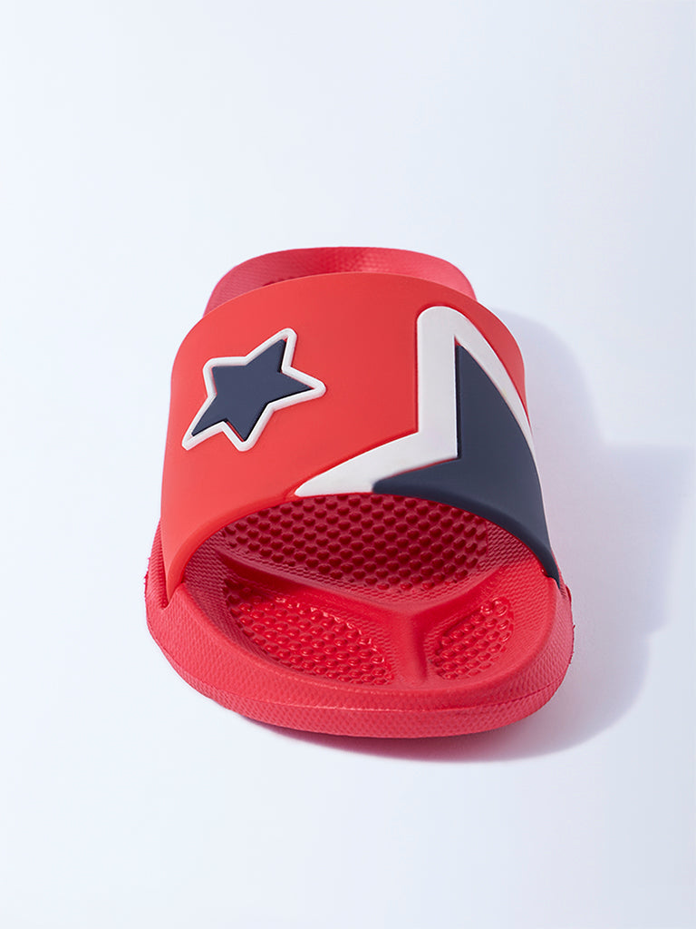 Yellow Red Star-Design Slides