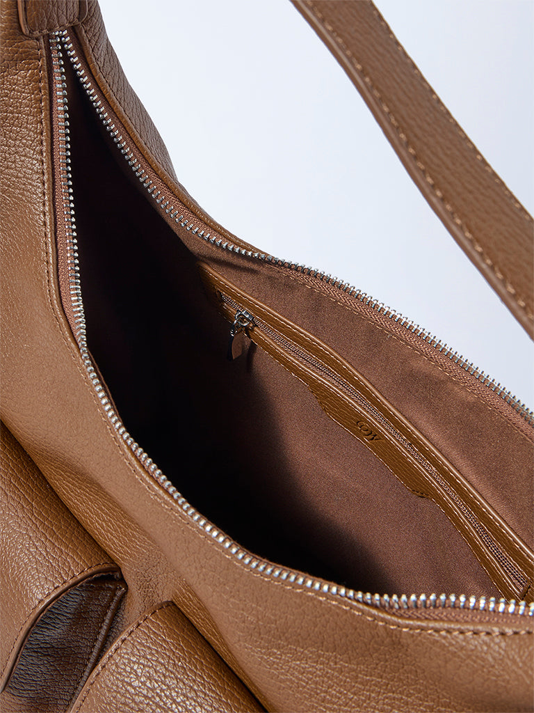 Westside Brown Hobo Shoulder Bag