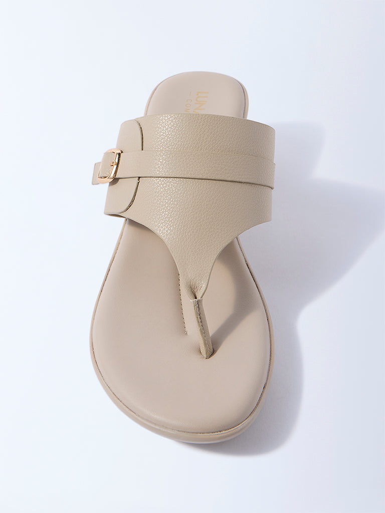 LUNA BLU Ivory Comfort Sandals
