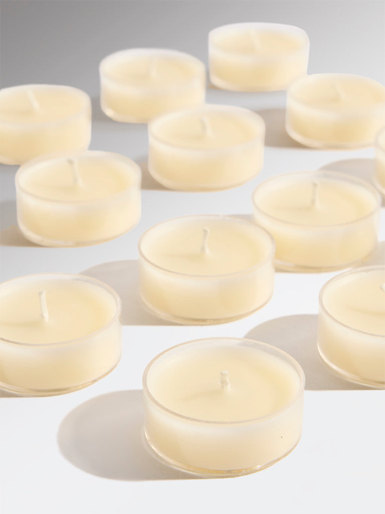 Westside Home Ivory Acrylic Tealights (Set of 16)