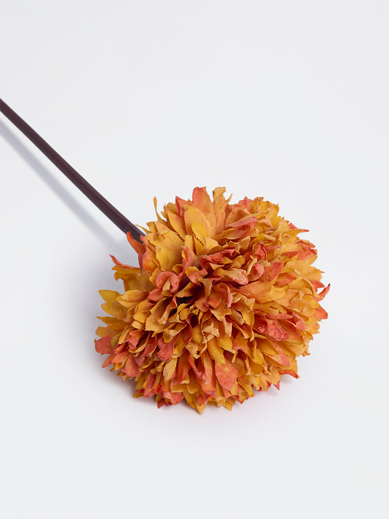 Westside Home Orange Artificial Marigold Flower