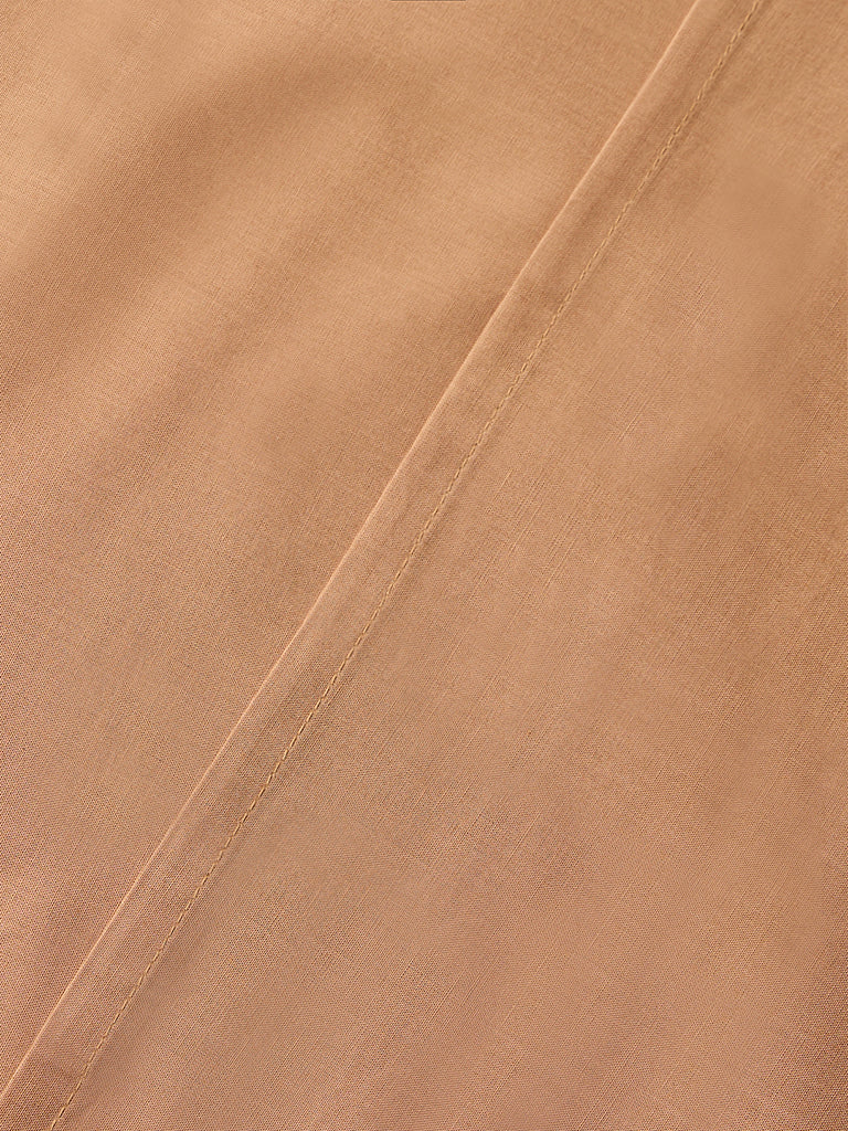 Westside Home Brown Solid King Bed Sheet Set