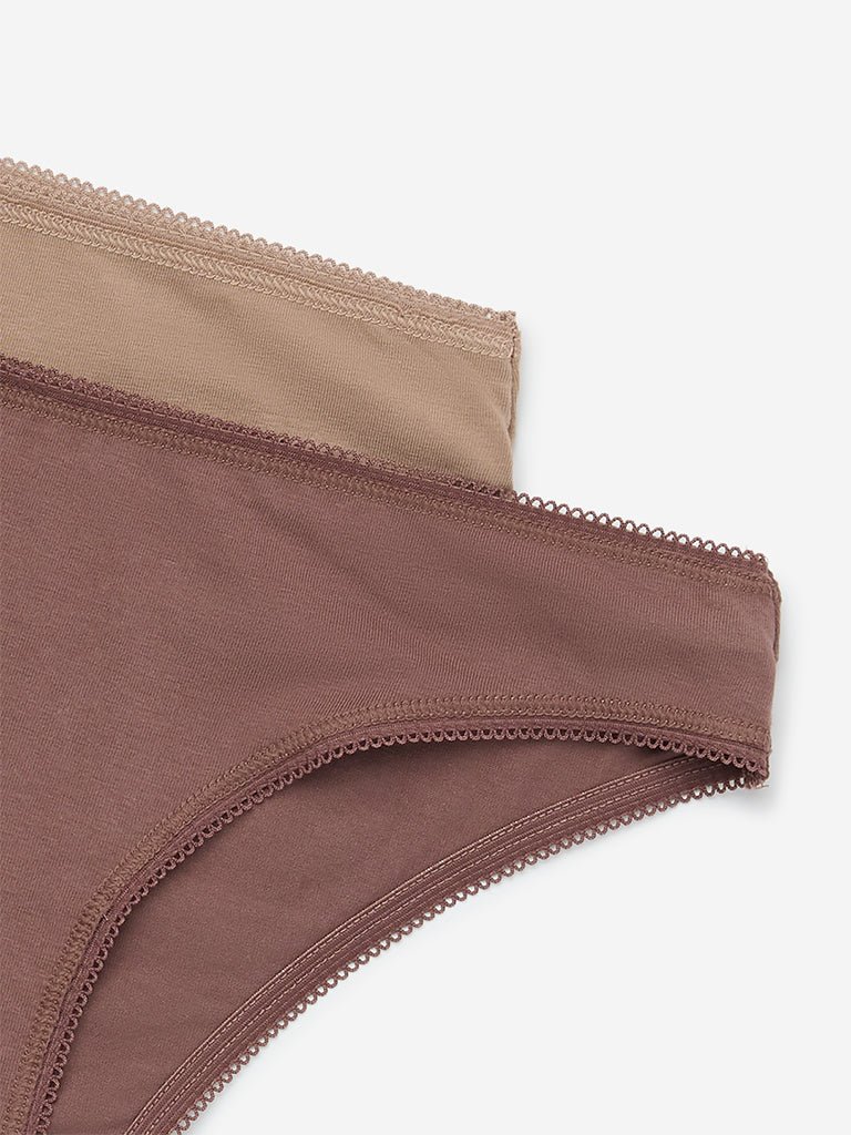 Superstar 2-Pack Cotton-Blend Brazilian Briefs