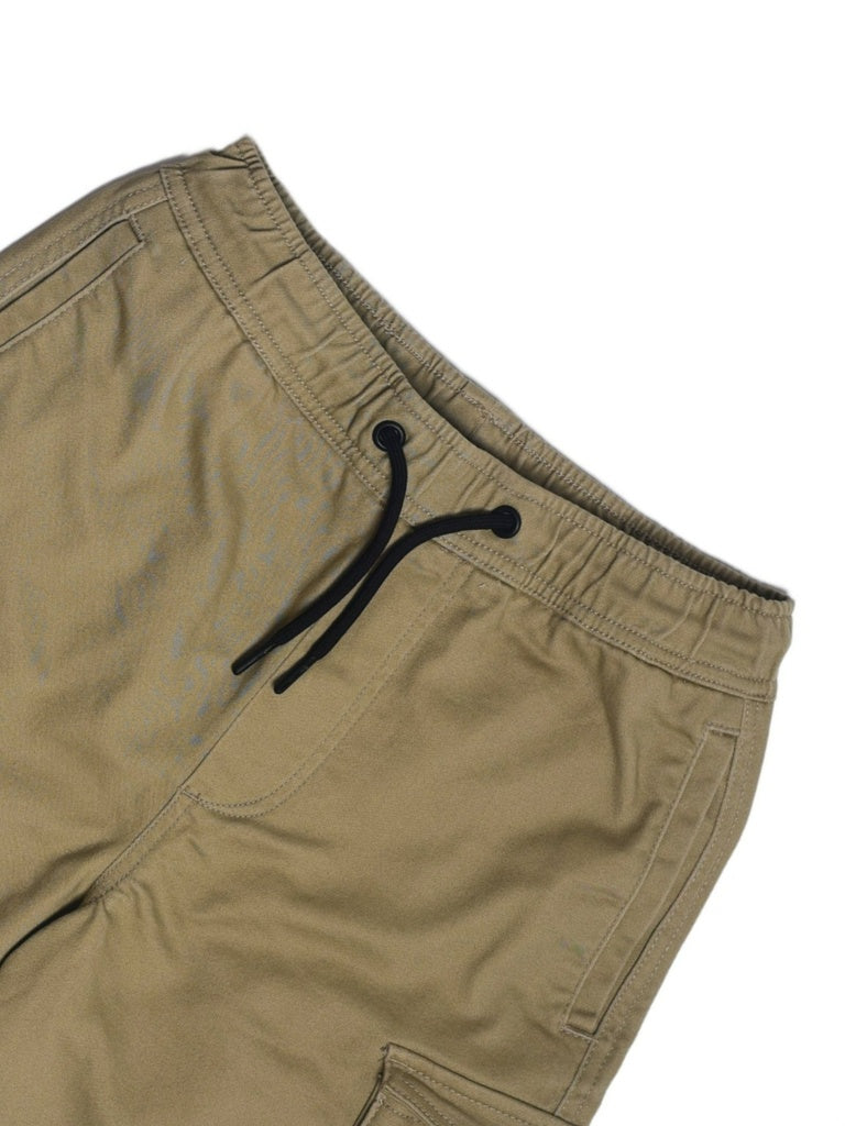 Boys Stone Cargo Pocket Cotton-Blend Shorts