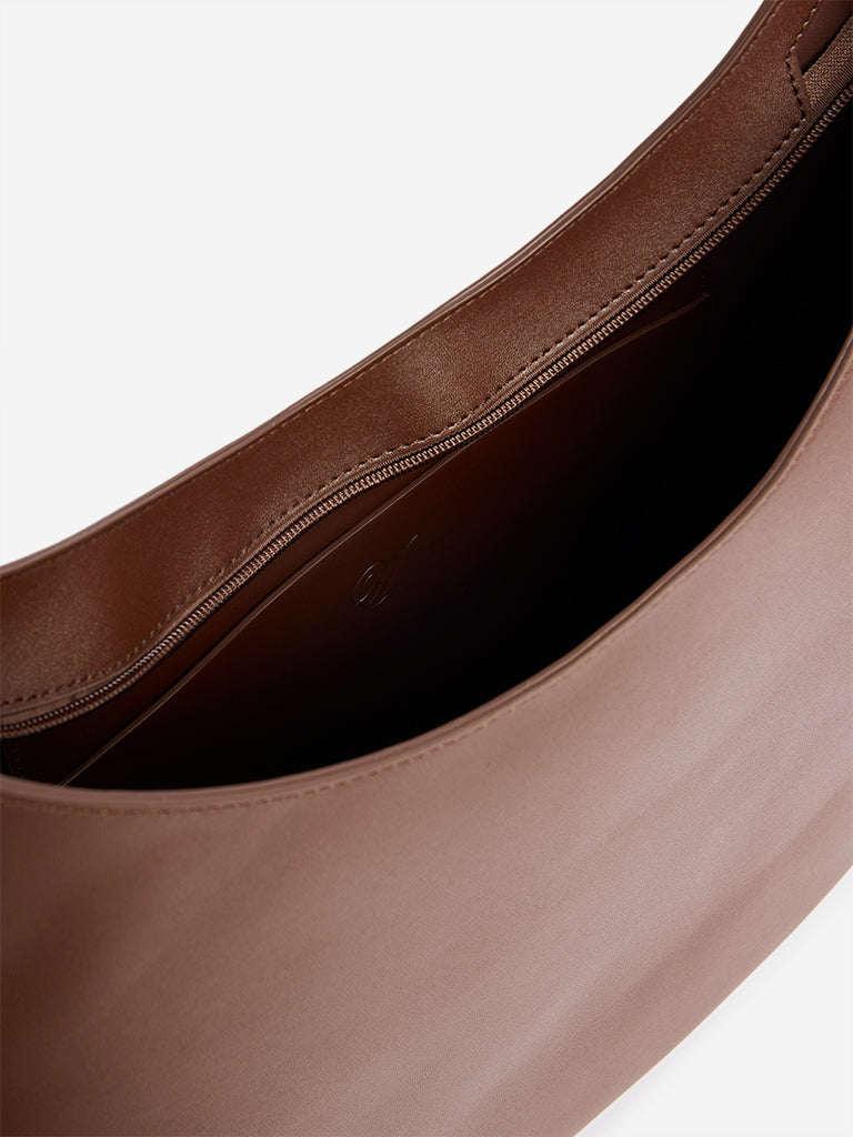 Westside Brown Hobo Shoulder Bag