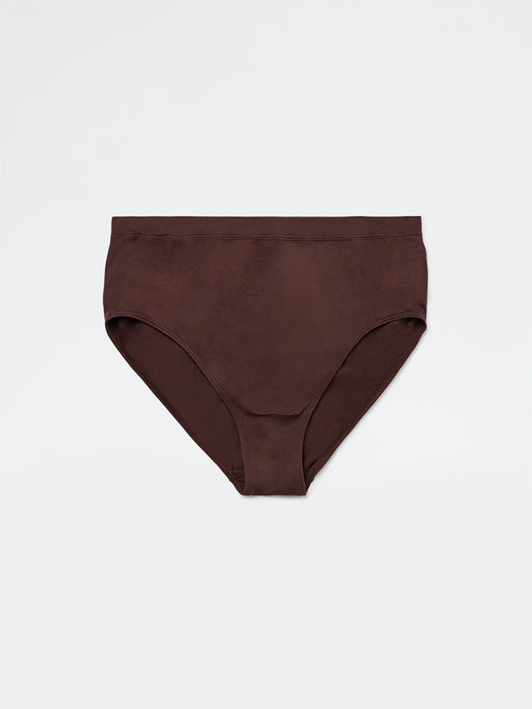Wunderlove Brown Seamfree Full Briefs