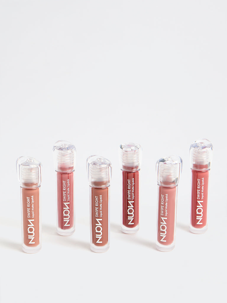 Nuon Swipe Right Velvet Hour BE-02 Liquid Matte Lipstick - 4.9 ml