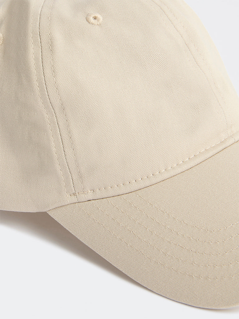 Westside Accessories Beige Twill Cap