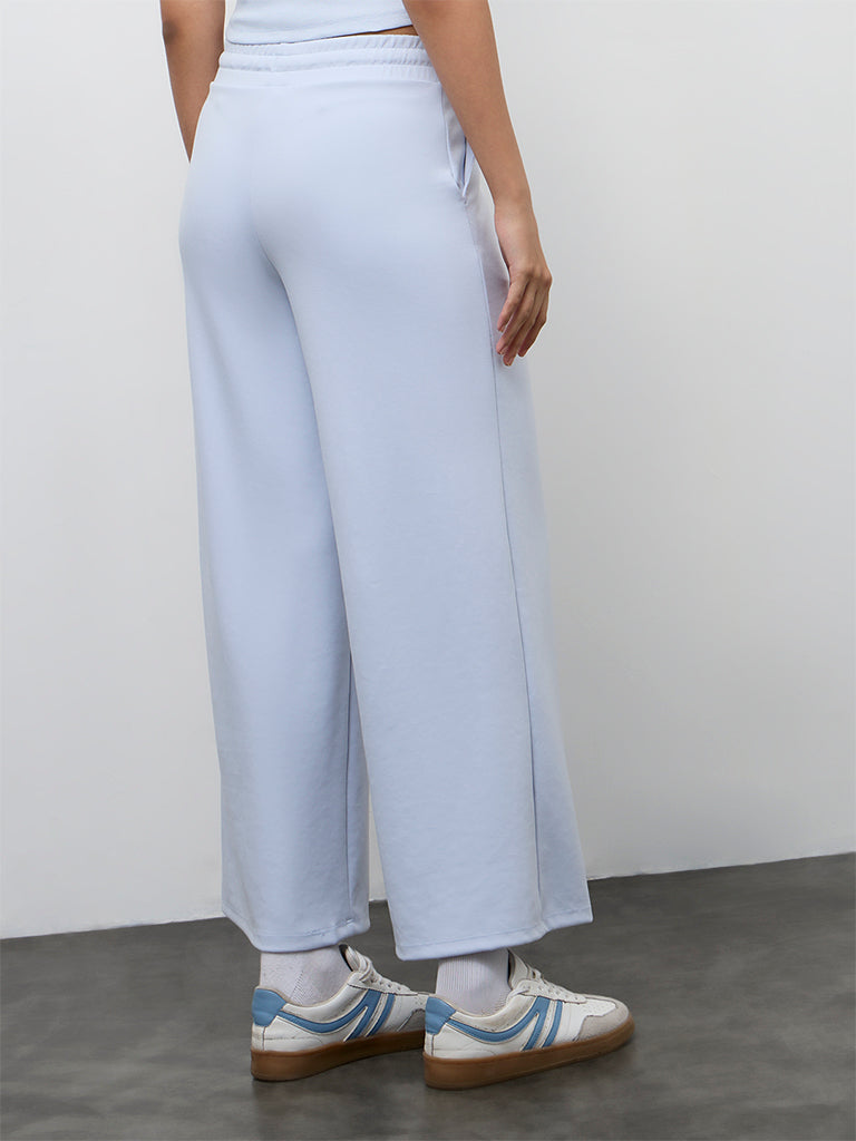Nuoflexx Light Blue High-Rise Track Pants