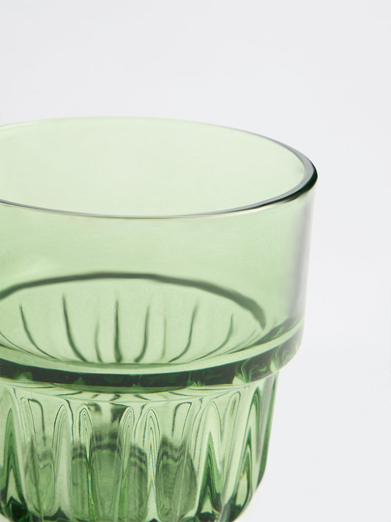 Westside Home Green Stackable Water Glass