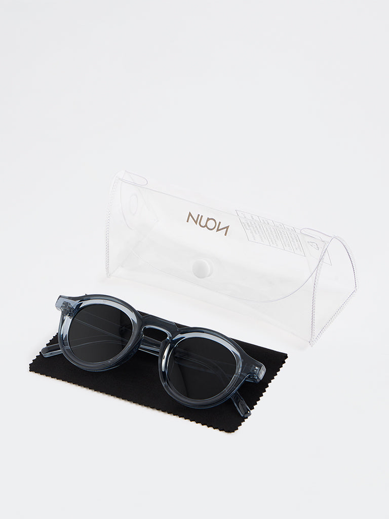 Westside Accessories Grey Round Sunglasses - Comes with a Pouch and Cleaning Cloth