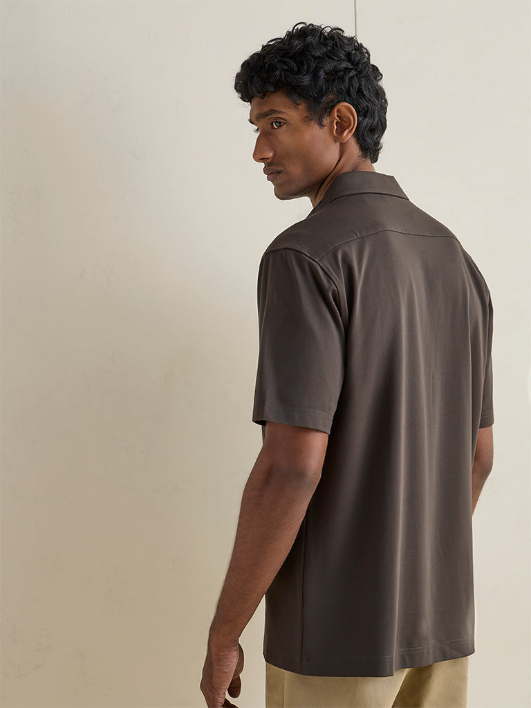 Ascot Dark Olive Relaxed-Fit Shirt