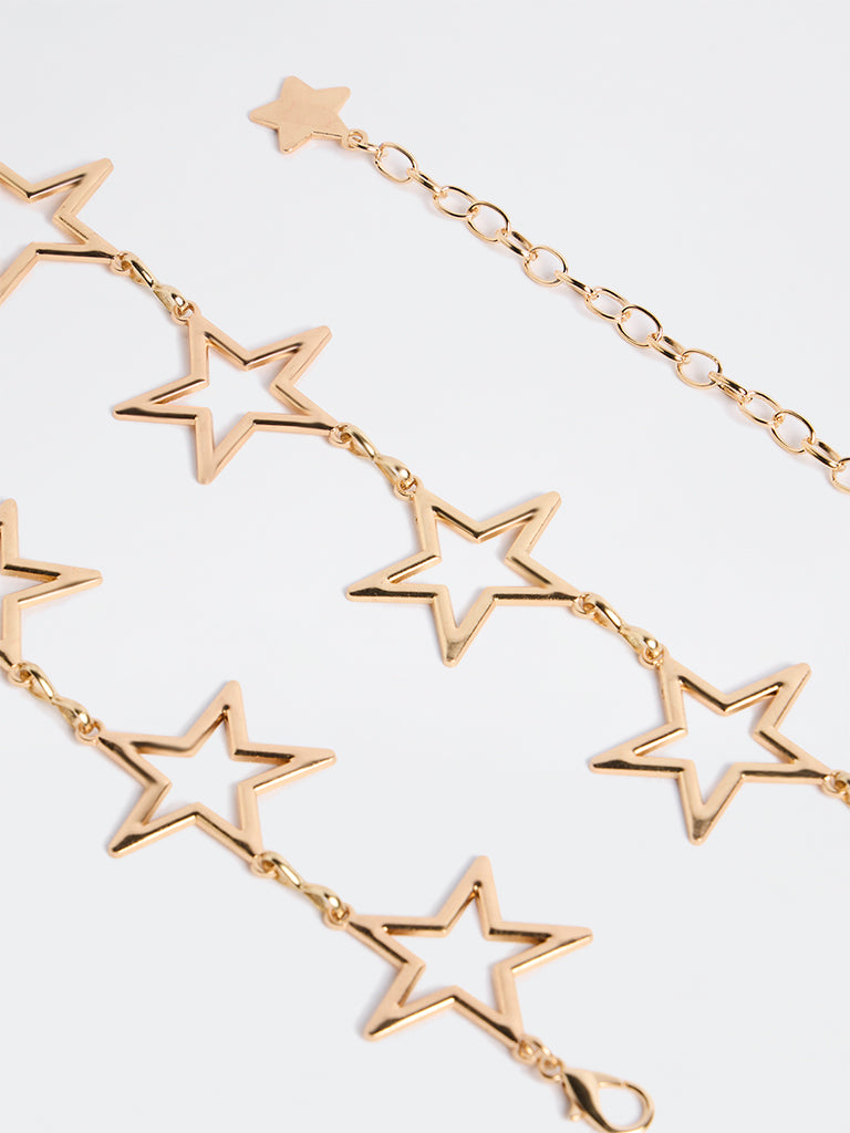 Westside Accessories Gold Star Link Belt