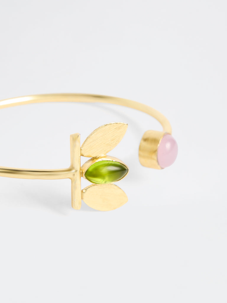 Westside Accessories Gold Open Cuff Statement Bracelet