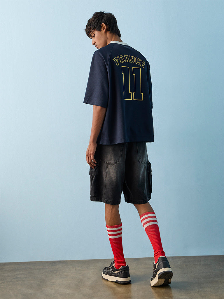Nuon Navy France Football Jersey