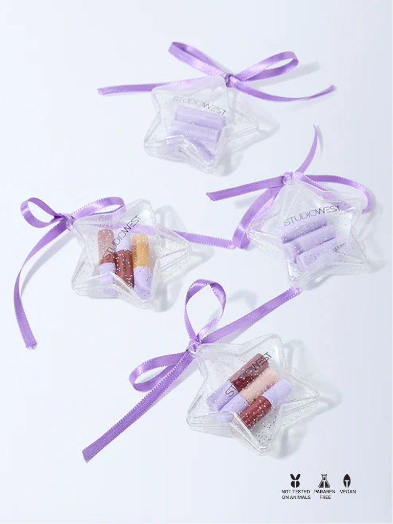 Studiowest Glitzy Minis Lipcolour Brown - Pack of 3