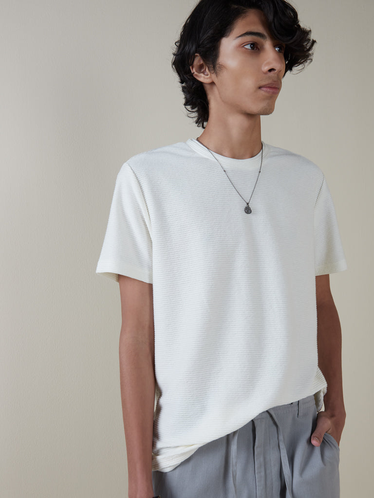 Off white clearance slim t shirt