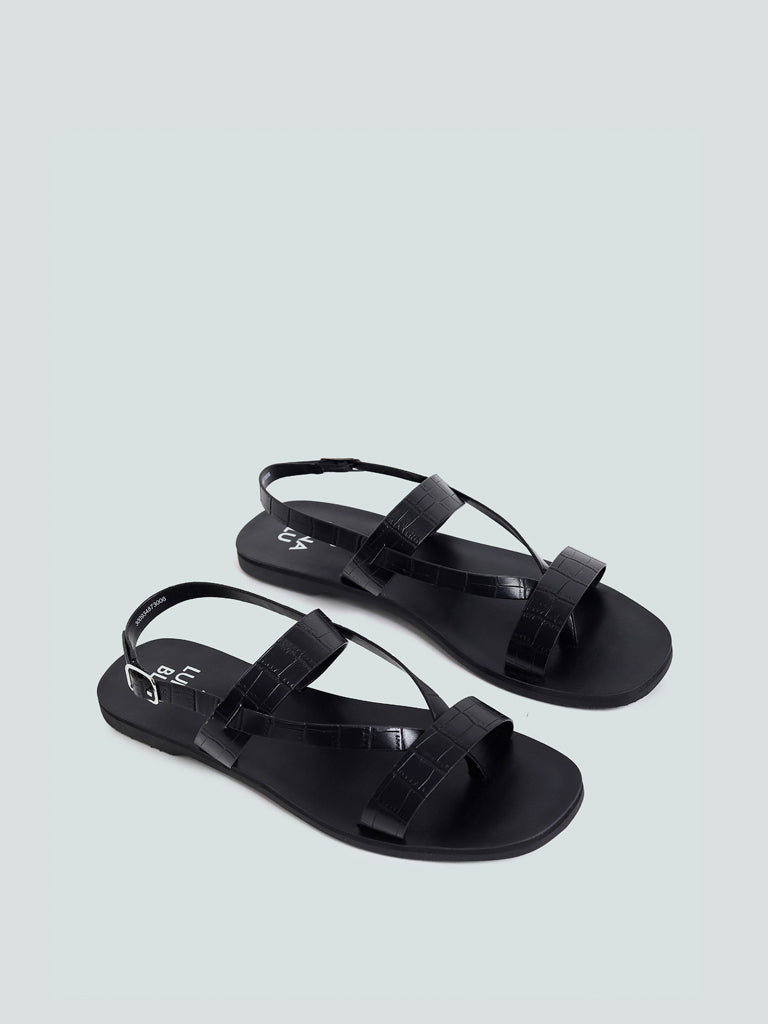 Women's Flat Thong Sandals, Black Thong Sandals