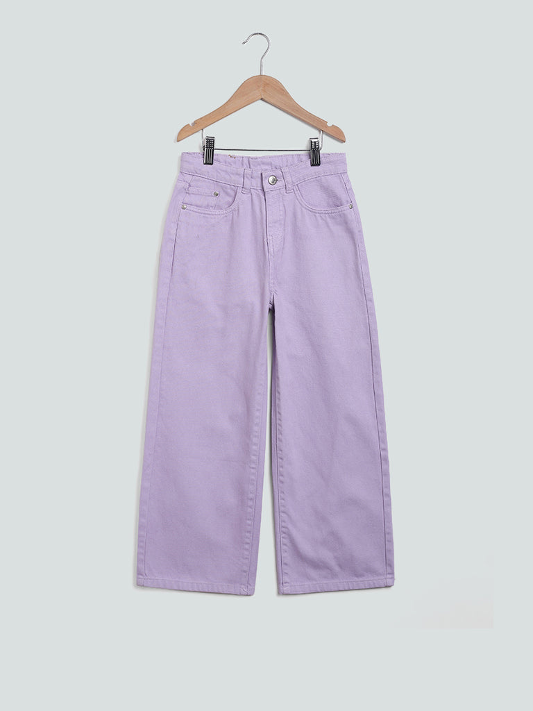 Lilac jeans best sale