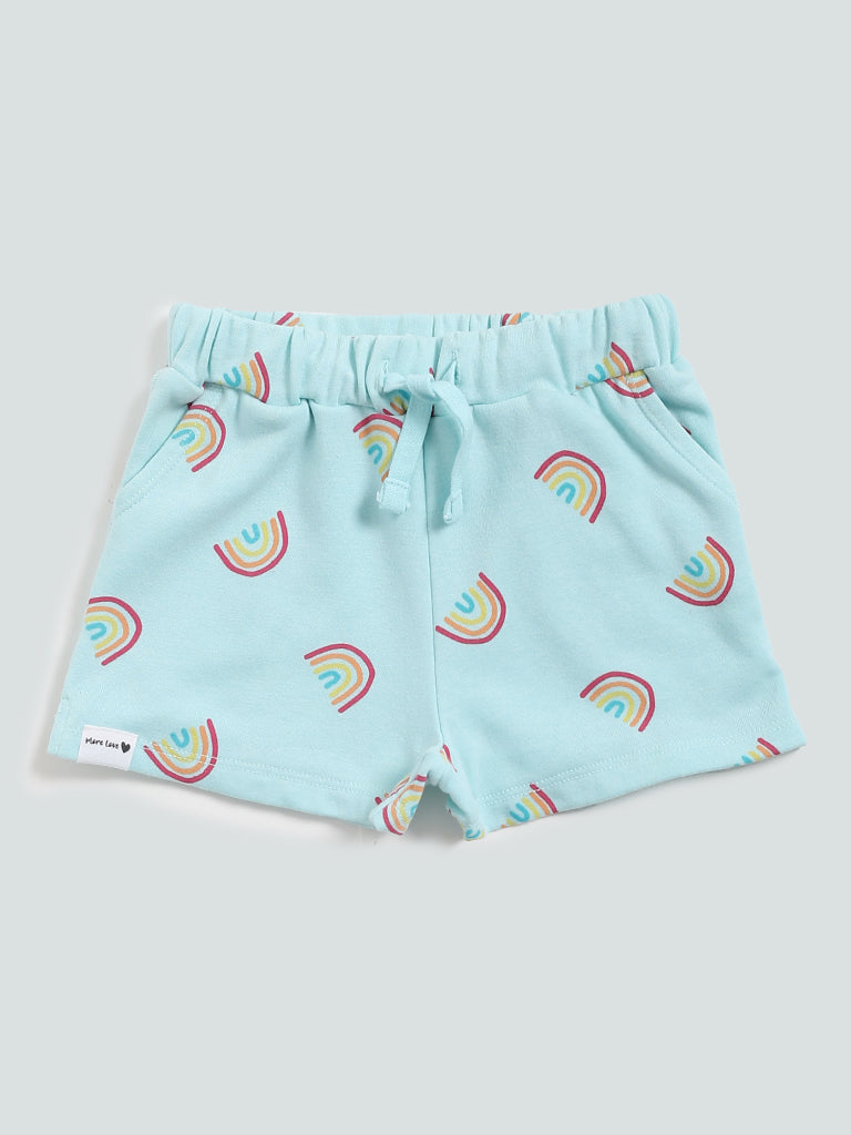 h&m rainbow shorts