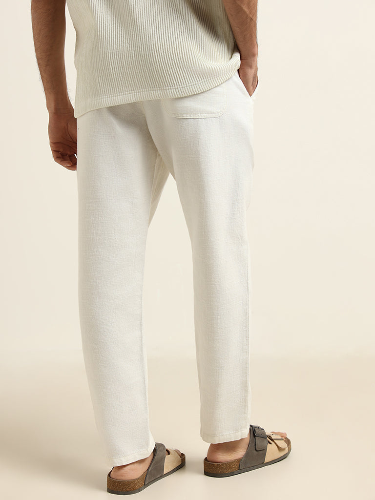 Viscose Off White Pants For Women at Best Price From Soch - Off White  Viscose Rayon Solid Pant