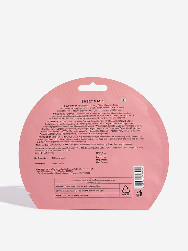 Studiowest Busy Me Glowing Sheet Mask - 1N