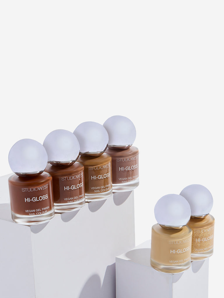 Studiowest Pale Gold G-02 Hi-Gloss Nail Polish - 8 ml