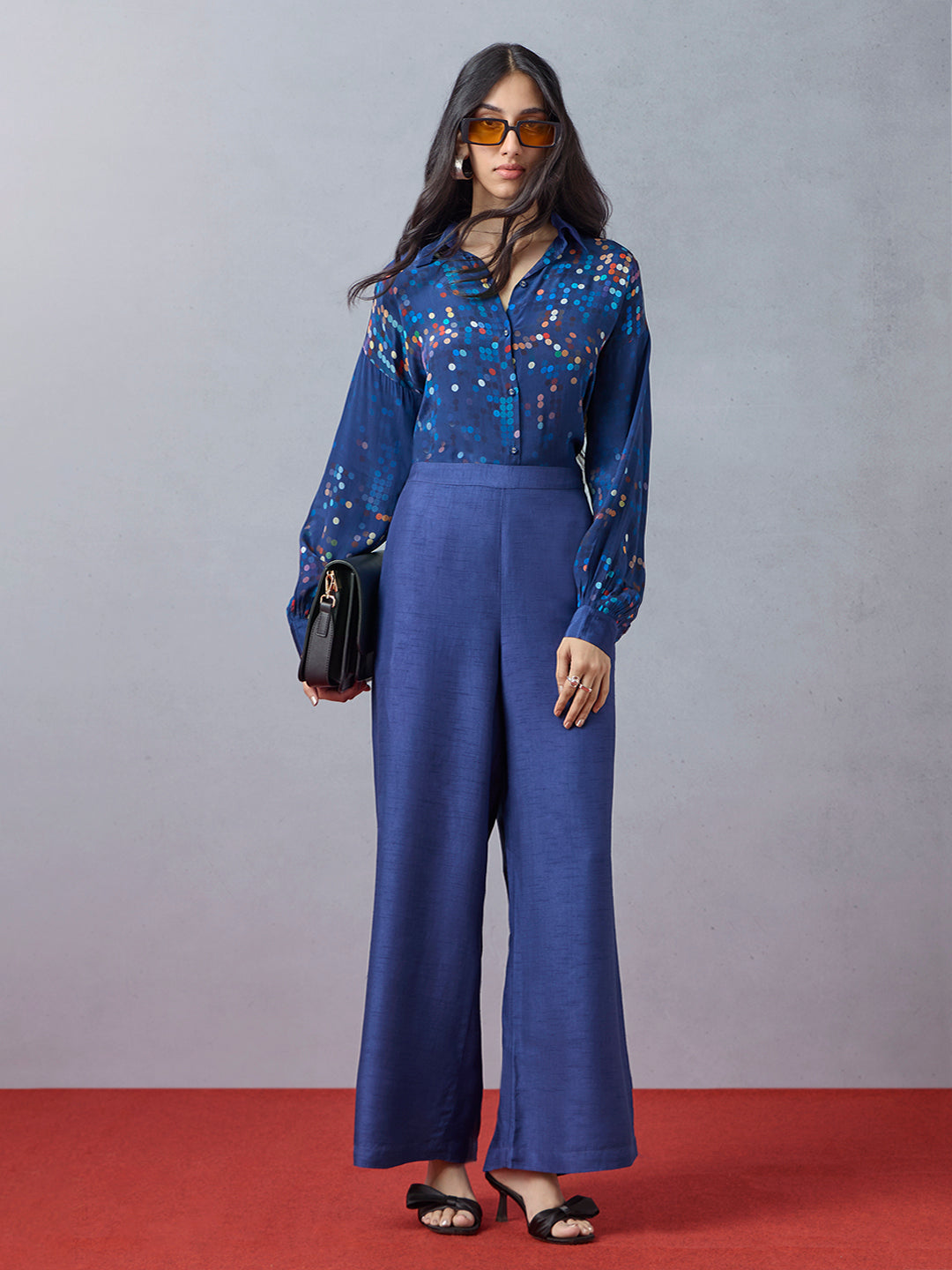 Solid Pants - Blue