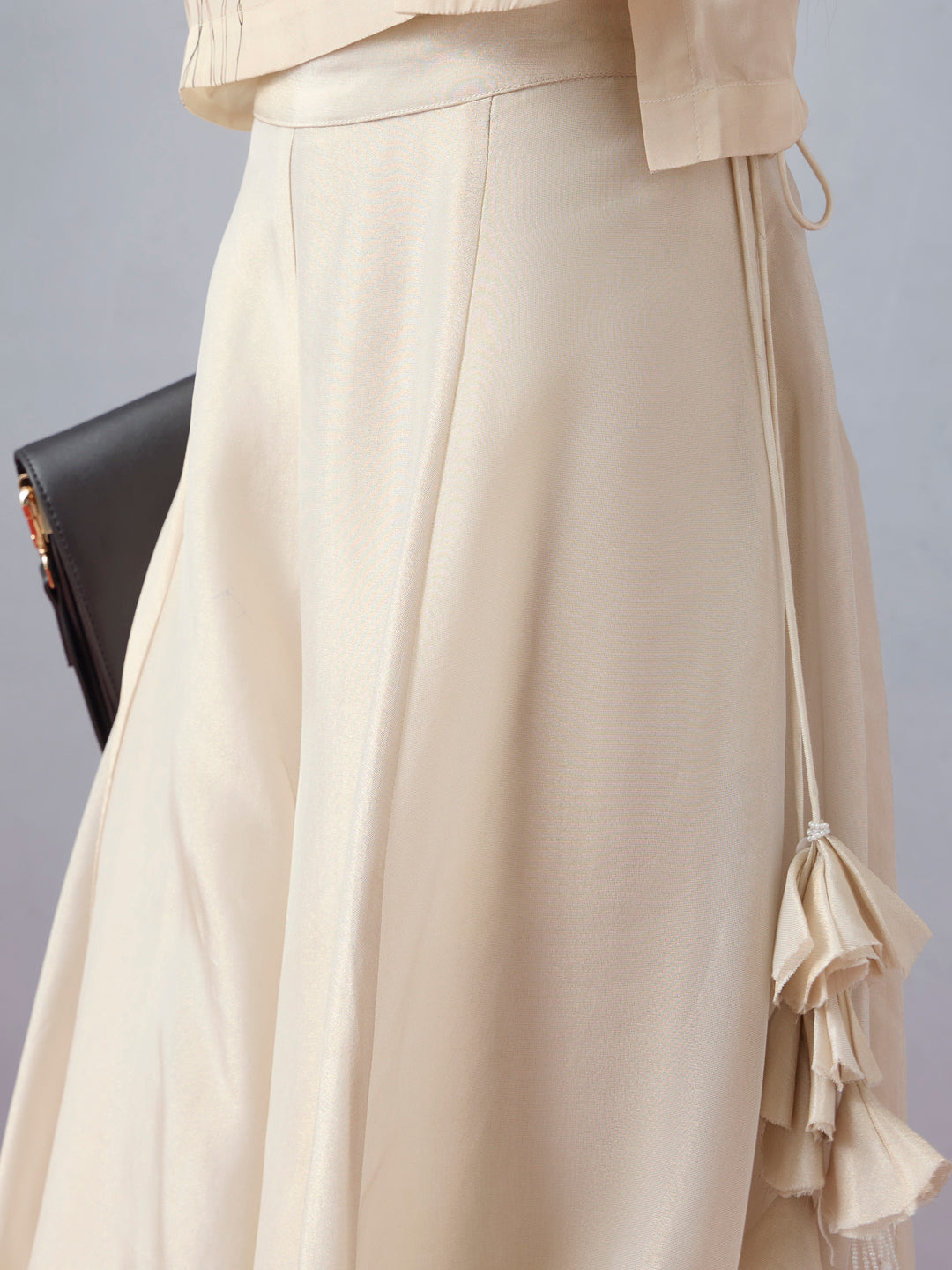 Wide-Leg Palazzos - Beige