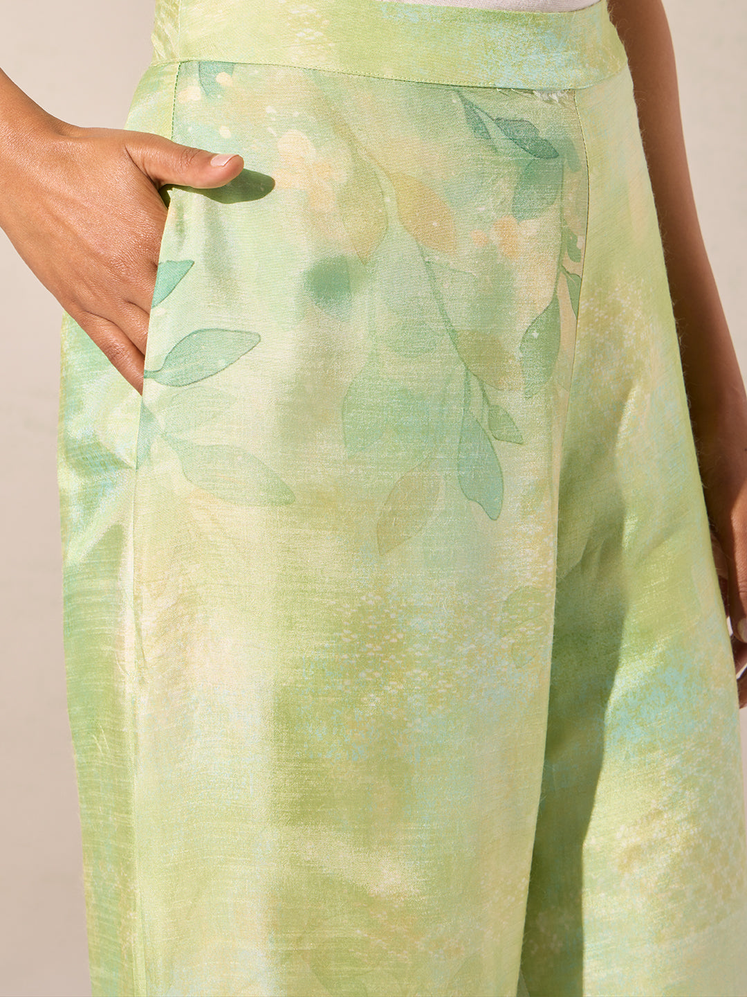 Printed Co-ord Set - Green