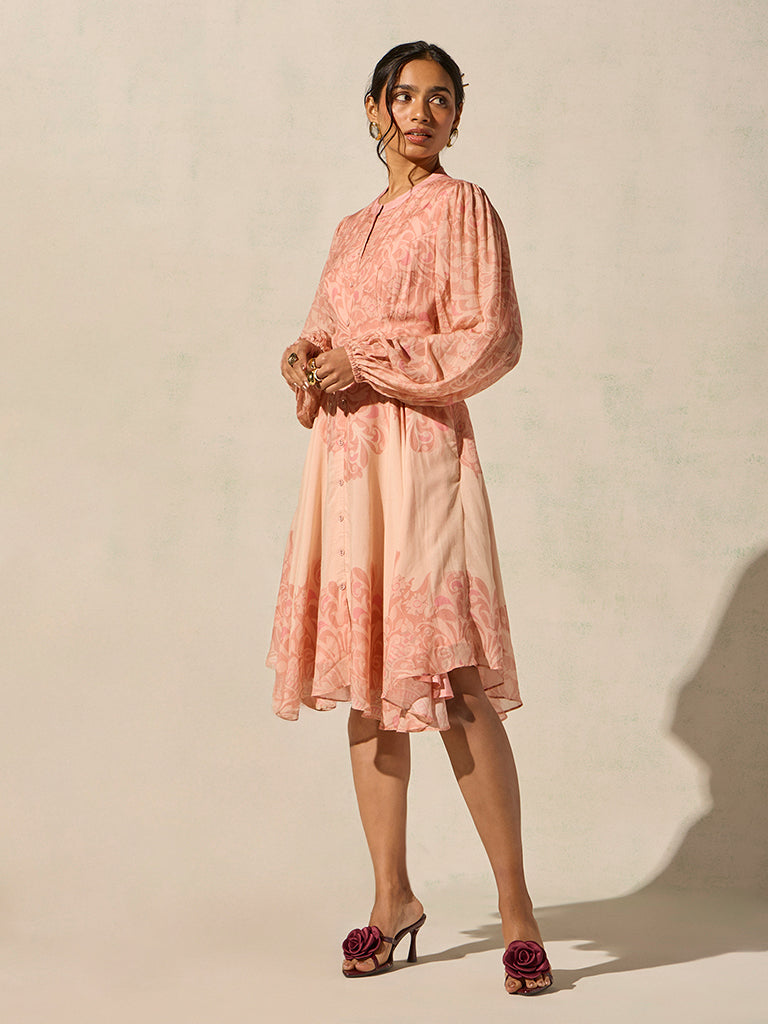 Floral Dress - Pink