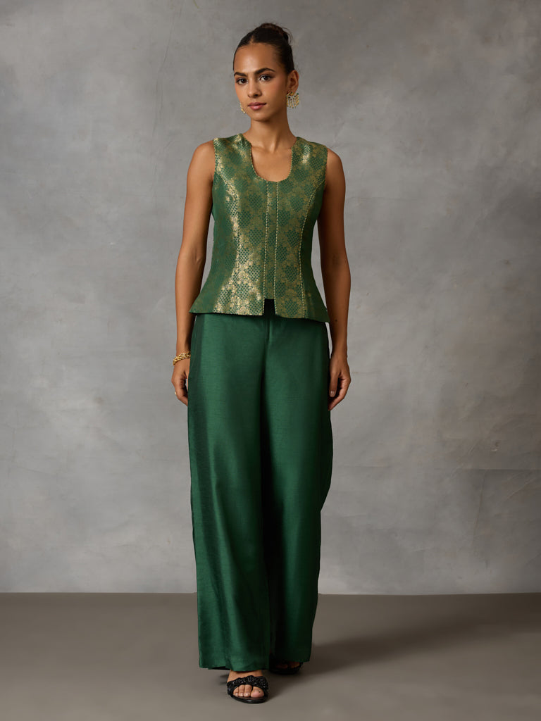 Straight Fit Pant - Green