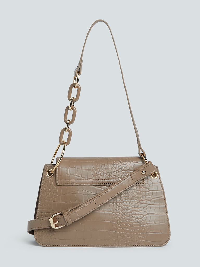 Buy LOV Rosewood Faux Leather Norah Shoulder Bag from Westside